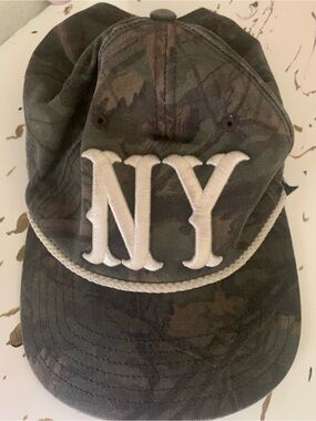 MAD Engine Camo Cap with White NY Rope Trim